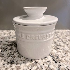 Le Creuset Butter Bell Butter Crock white new without box